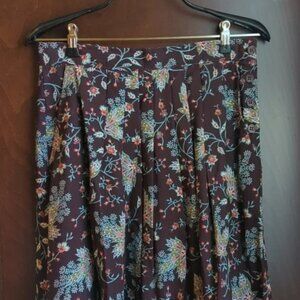 Vintage Claude European floral skirt